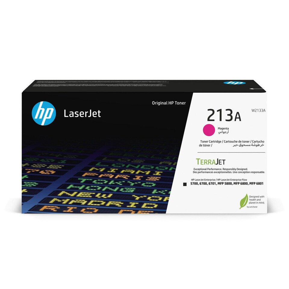image 1 of HP 213A Magenta Toner Cartridge Pink