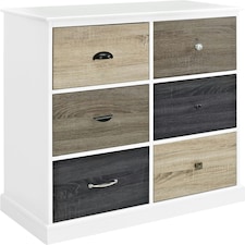 Mercer Cabinet with 6 Drawers Multicolour / White | Multi | Multicolour / White
