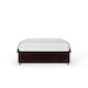 image 2 of Aubergine Chenille No Drawer Divan Base King Size