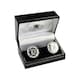 image 2 of Chelsea FC Crest Silver Plated Boxed Cufflinks - Silver - One Size