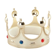 Bristol Novelty Kings Superior Tiara - Gold - One Size