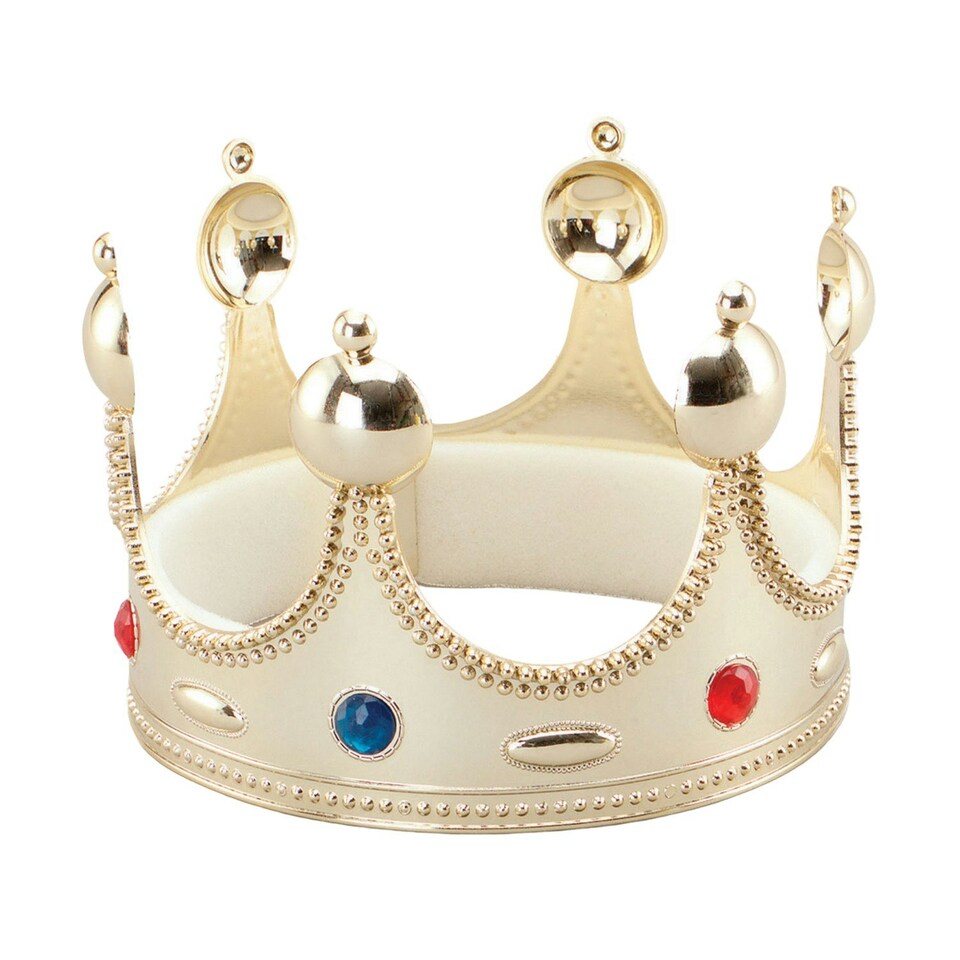 Bristol Novelty Kings Superior Tiara - Gold - One Size