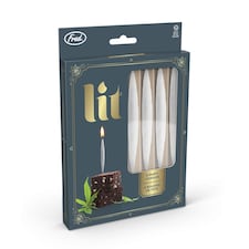 Widdop Gifts Fred 'Lit' Roll Up Shaped Birthday Candles - Pack of 8