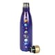 image 3 of Something Different Solar System Metal Water Bottle - Blue/Gold - One Size | Blue | Gold | One Size