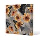 image 1 of Geometric floral shapes (Canvas Print) 127 x 127 x 4cm