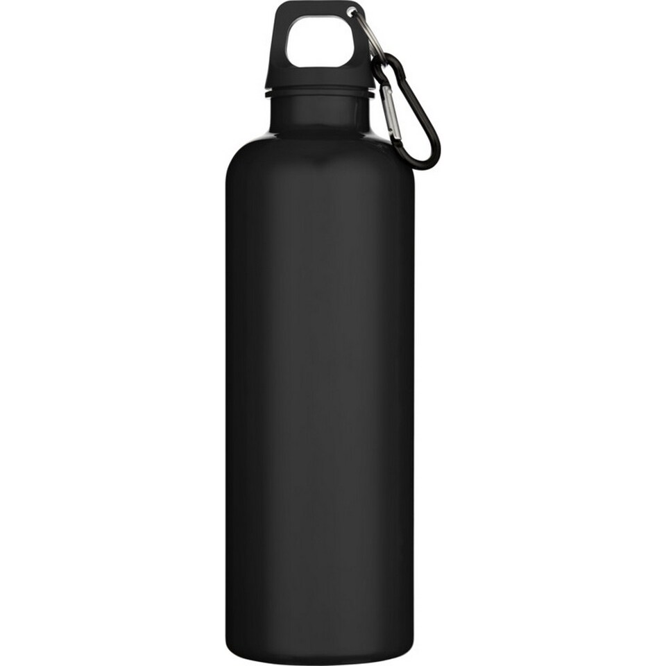 image 1 of Floso Oregon Plastic Carabiner Clip 750ml Water Bottle | Black | Black | 1