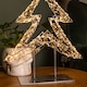 image 7 of 47cm Light up Dewdrop Christmas Tree on Metal Stand with 720 Warm White LEDs