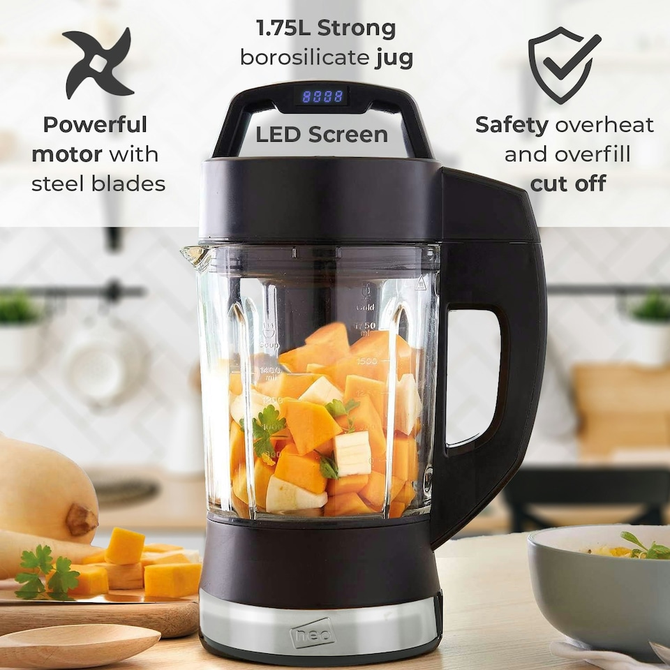 image 1 of Neo 4 in 1 Stainless Steel Digital Soup Maker