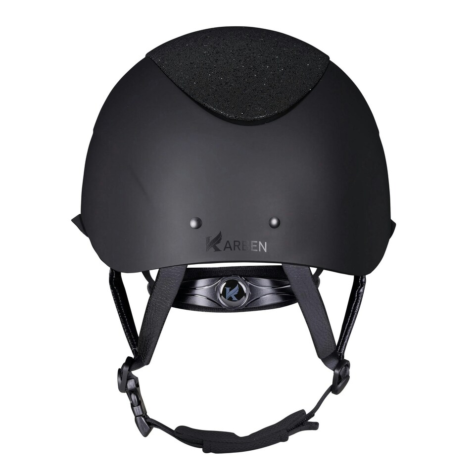 image 1 of Karben Unisex Adult Lia Ellipse Riding Hat - Black - 52cm - 54cm Black | 52cm - 54cm