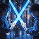 image 2 of 7 Colour Rechargeable Light saber for Kids