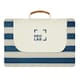 image 1 of Vinga Alba RPET Striped Picnic Blanket - Navy - 0.5cm x 200cm x 150cm Blue | 0.5cm x 200cm x 150cm