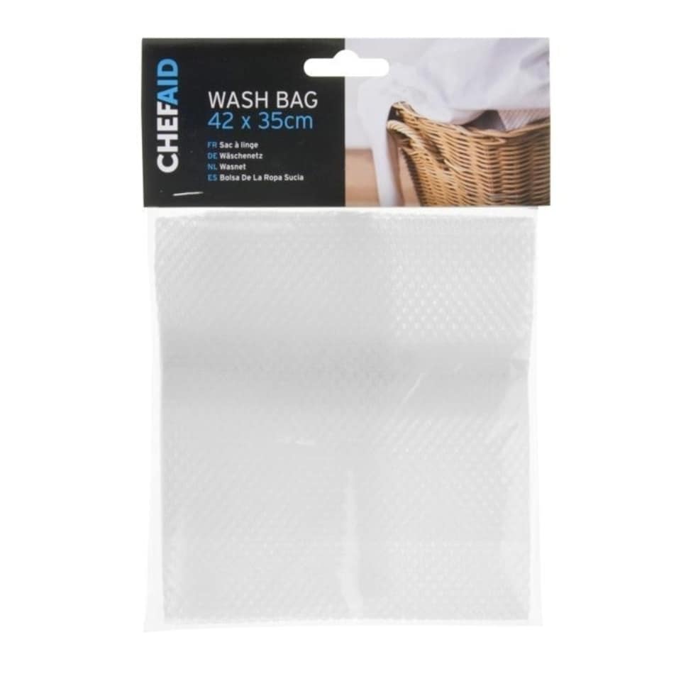 Chef Aid Laundry Bag - White - 30.5cm x 25.5cm