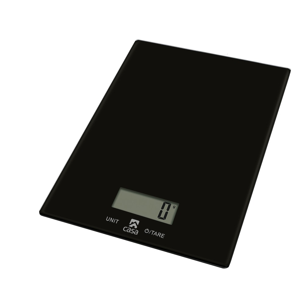 image 1 of CKSG01N-Casa - Kitchen Scale Glass - Nero