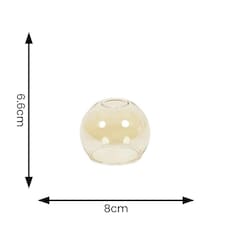 ValueLights Small Glass Globe Ceiling Pendant Shade