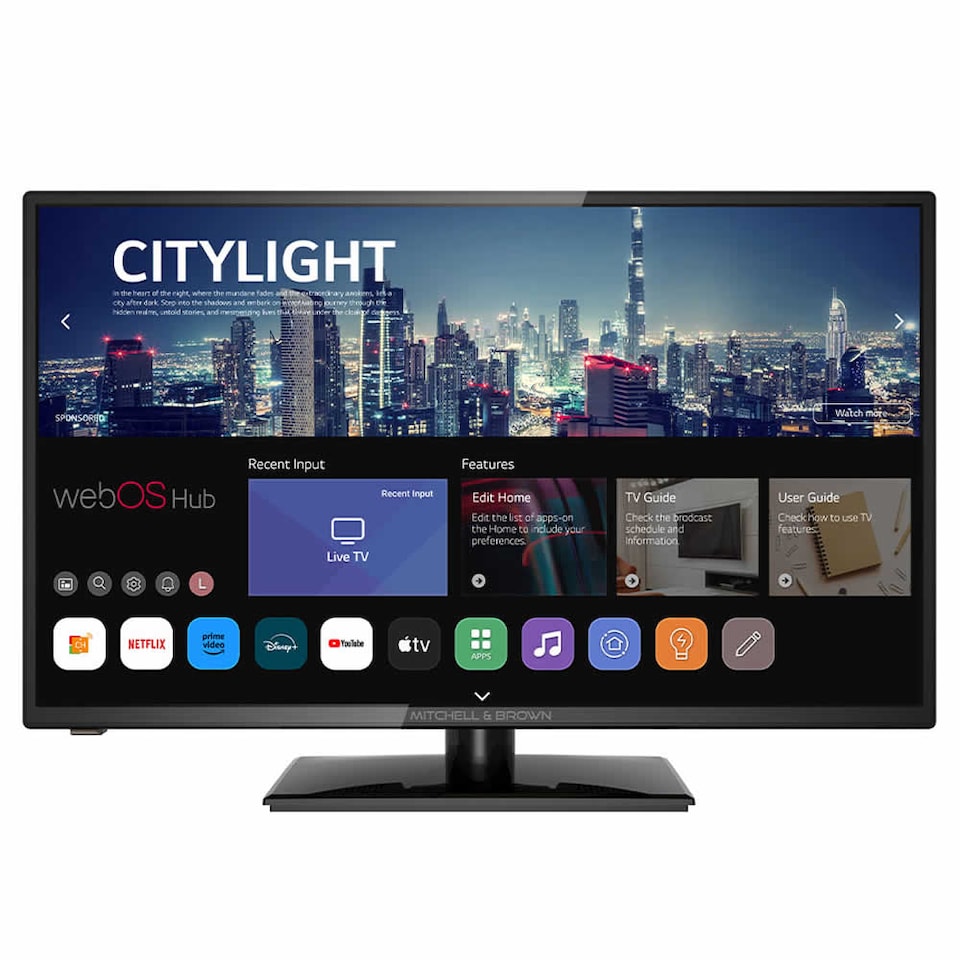 image 1 of Mitchell-and-Brown JB32DVD1811ST 32inch SMART LED HD Ready Freesat 12v Built-in DVD