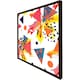 image 1 of Maple leaves & geometric patterns (Picutre Frame) Brown | XL