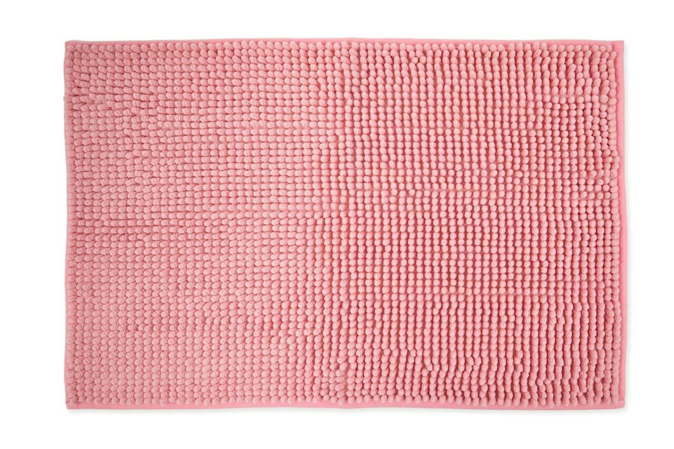 image 1 of Noodle Bath Mat Dusky Pink 45x75cm