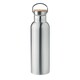 image 1 of MidOcean Helsinki Medium Bamboo 750ml Flask - Matt Silver - One Size Multi | One Size