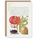 image 1 of Model Book of Calligraphy Art Card Turks Cap Lily Fig and Beetle