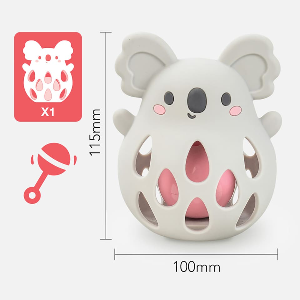 image 1 of Silicone Rattle - Koala