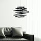 image 1 of Black Metal Swirl Easy Fit Light Shade | Black | Medium | 1