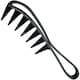 image 2 of Kobe Wide-Toothed Rake Comb (190 mm)