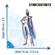 image 3 of Storm X-Men Marvel Lifesize Cardboard Cutout 184cm