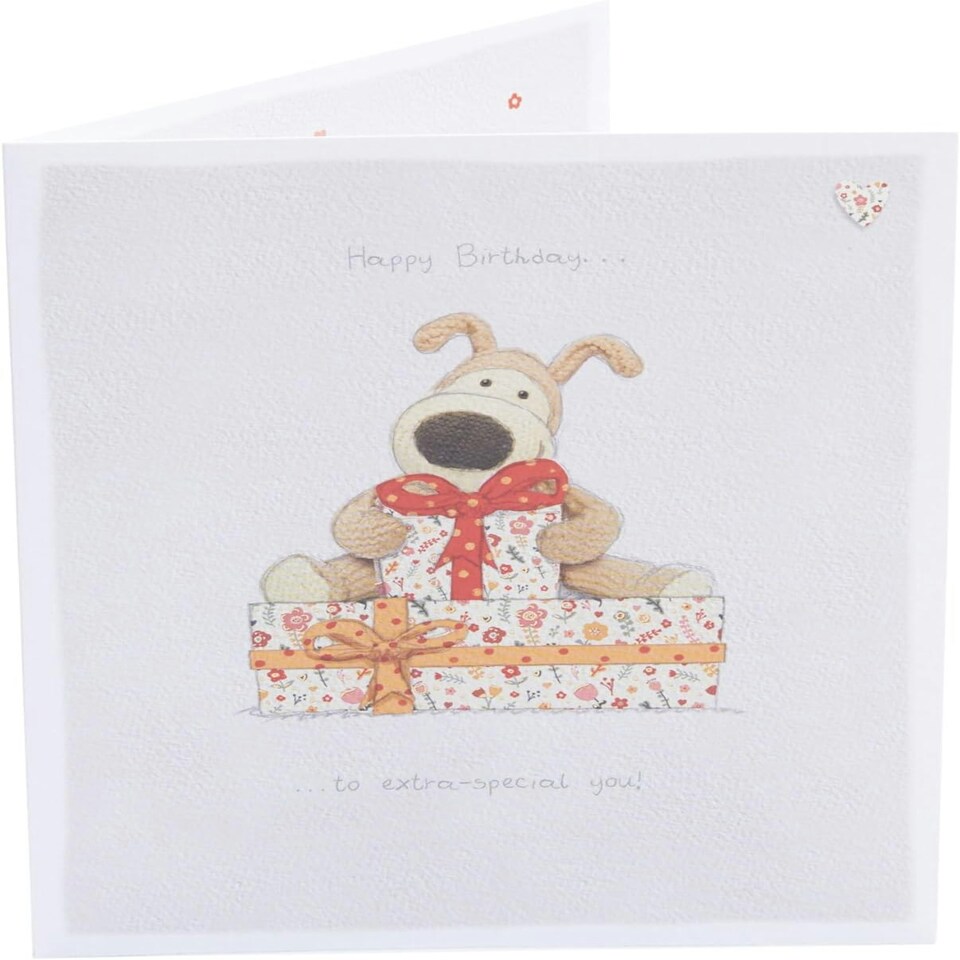 image 1 of Boofle Cute Design Textured Finish Birthday Card