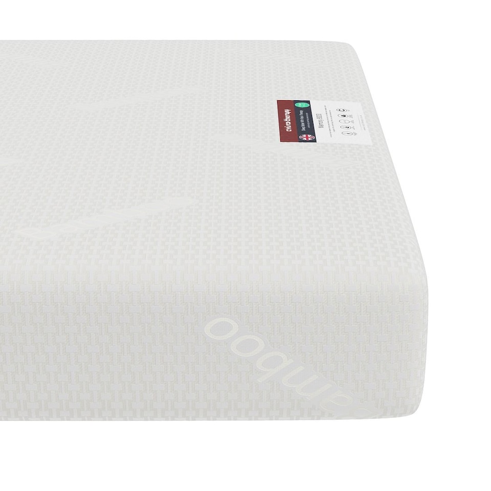 image 1 of Visco Therapy Ortho Memory Foam Mattress 20cm - Firm Support, Removable Zip Cover, UK Made