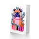 image 2 of Greeting Card Dog Lover Cute Pug Presents Vibrant Modern For Her Woman Xmas Christmas Card