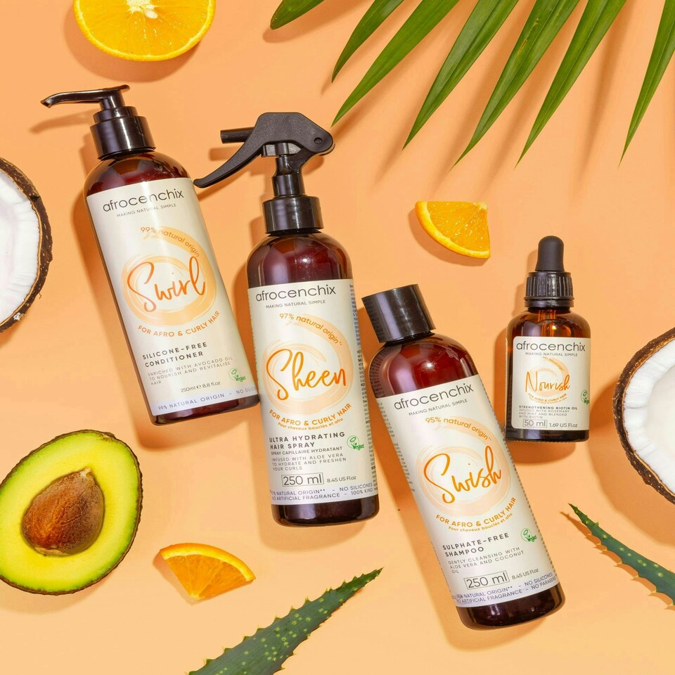 image 1 of Afrocenchix Nourishing Curl Restoration Set