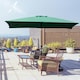 image 2 of Outsunny 3x2m Patio Parasol Canopy Tilt Crank Sun Shade Garden Green