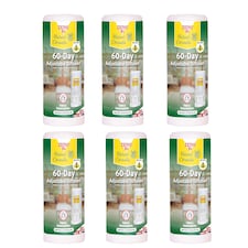 Zero In 60 Day Citronella Diffuser Adjustable Release Portable Insect Repellent Air Freshener Indoor Outdoor 40m3 Travel Pack of 6
