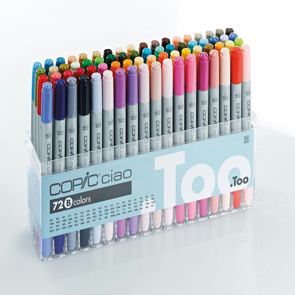 image 1 of Copic CIAO Marker  Marker Pen, Multicoloured, Set B
