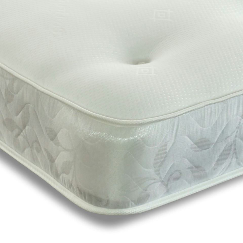 image 1 of Galaxy Hand-Tufted Hybrid Mattress - 20cm Deep, Quilted Soft Sleep Surface White | Single