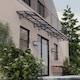 image 2 of Patio Cover Amsterdam Door Awning Canopy 6690 Clear - Acrylic - L670.5 x W139 x H33 cm - Grey Grey