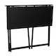image 4 of Harbour Housewares Deluxe Wooden Folding Desk - 80cm - Black - Computer Desk Laptop Desk Office Desk PC Desk Black
