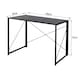 image 9 of House of Home Wooden Folding Office Desk Foldable Computer and Study Table Ideal for Laptops Black | Black