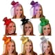 image 6 of Pack of 1 Mini Purple Glitter Fascinator Top Hat Purple | One Size