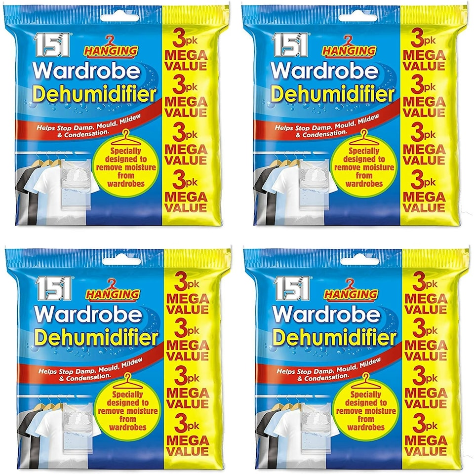 image 1 of Pack of 3 Hanging Dehumidifier 180gr