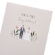image 4 of Wedding Card - Mr And Mrs Illustration