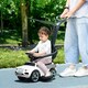 image 2 of AIYAPLAY Bentley Bentayga Licensed Baby Push Car w/ Under Seat Storage - White