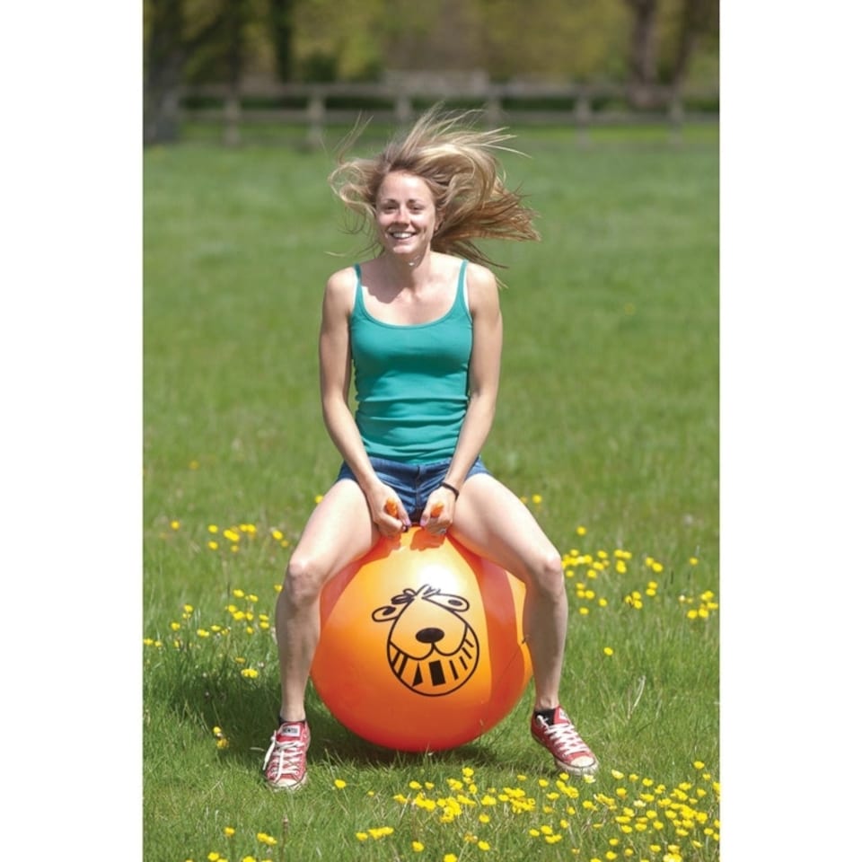 image 1 of LARGE EXERCISE RETRO SPACE HOPPER Orange