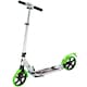 image 1 of HOMCOM Folding Kick Scooter with Big Wheels for 14+ Teens Adult, Green Green