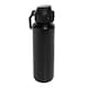 image 1 of XD Collection Via Lockable Recycled Stainless Steel 600ml Sports Bottle - Black - One Size
