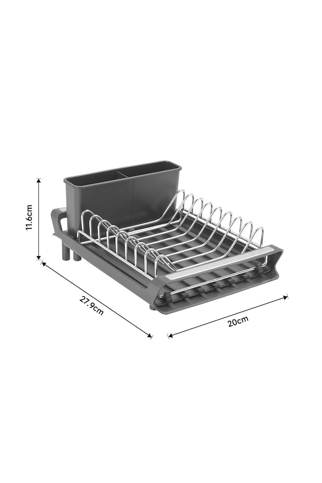 image 1 of Living and Home Multifunctional Dish Drainer Rack