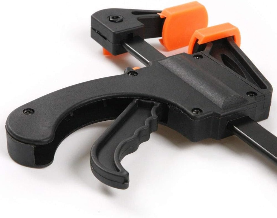 image 1 of Marco Paul 12" Plastic Rachet Bar F-Clamp