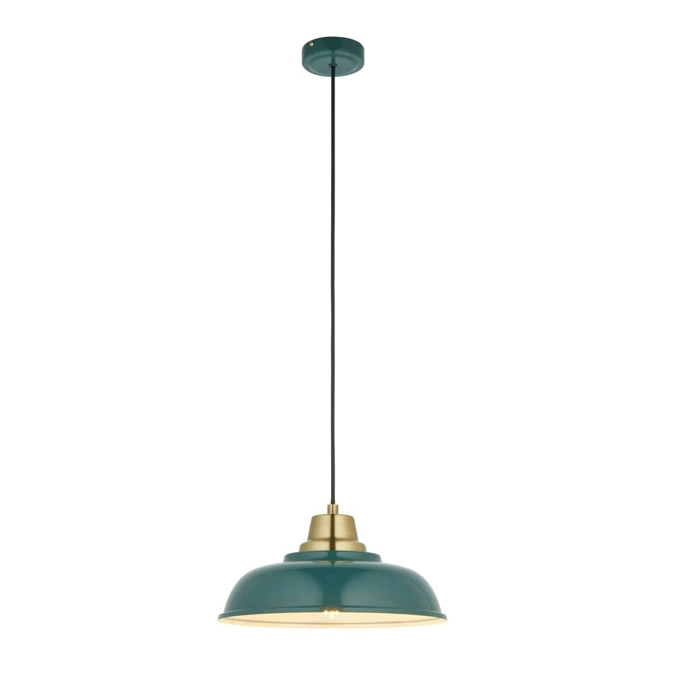 image 1 of Bakewell Teal Ceiling Pendant N/A