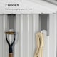 image 8 of Outsunny 6.5x4FT Garden Shed Lockable Metal Tool Shed Green