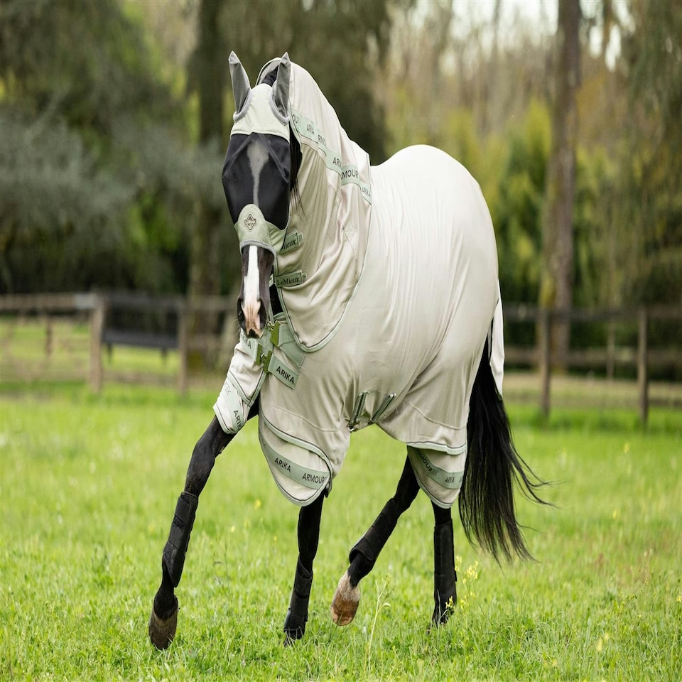image 1 of LeMieux Arika Armour-Tek Fly Rug Grey | 7ft 0